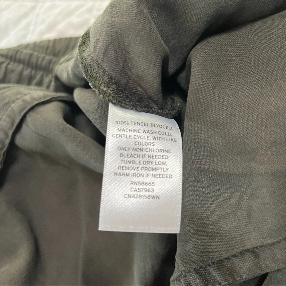 NWT Caslon 100% tencel lyocell drawstring pants 1X